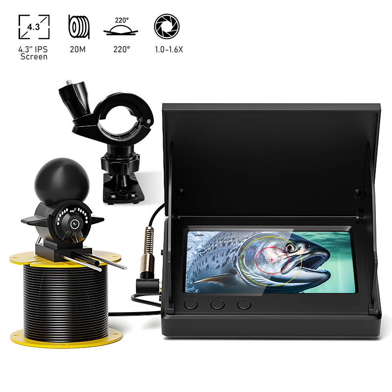 Fish Finder - 4.3'' LCD Taşınabilir Balık Bulucu, 220'lik